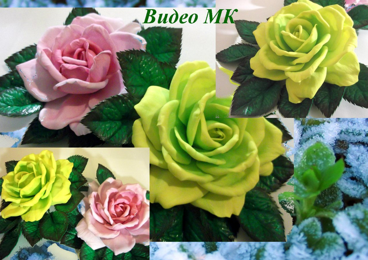 Веточка с розой из фоамирана - Мирсанова (2016)_0.jpg